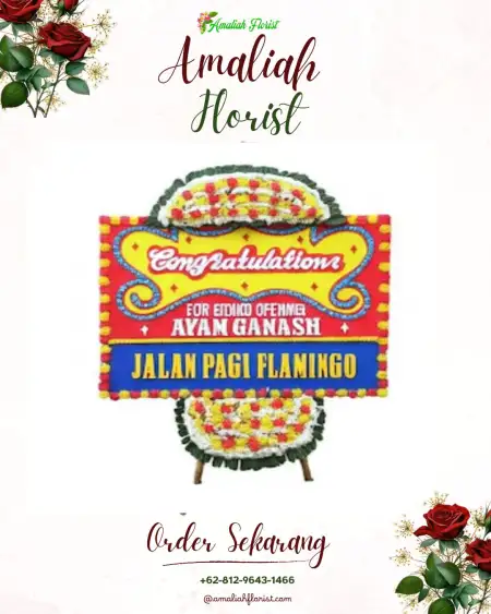 Sewa Papan Bunga Wih Pesam